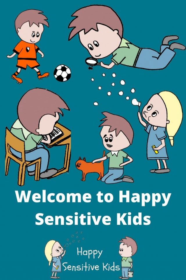 Happy Sensitive Kids illustrations