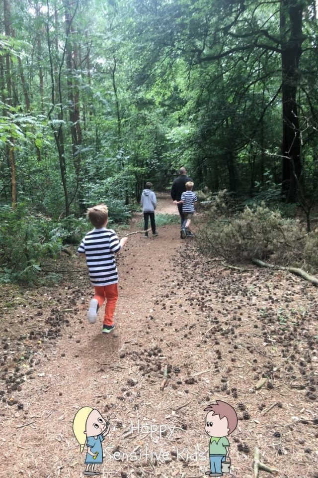 Children running