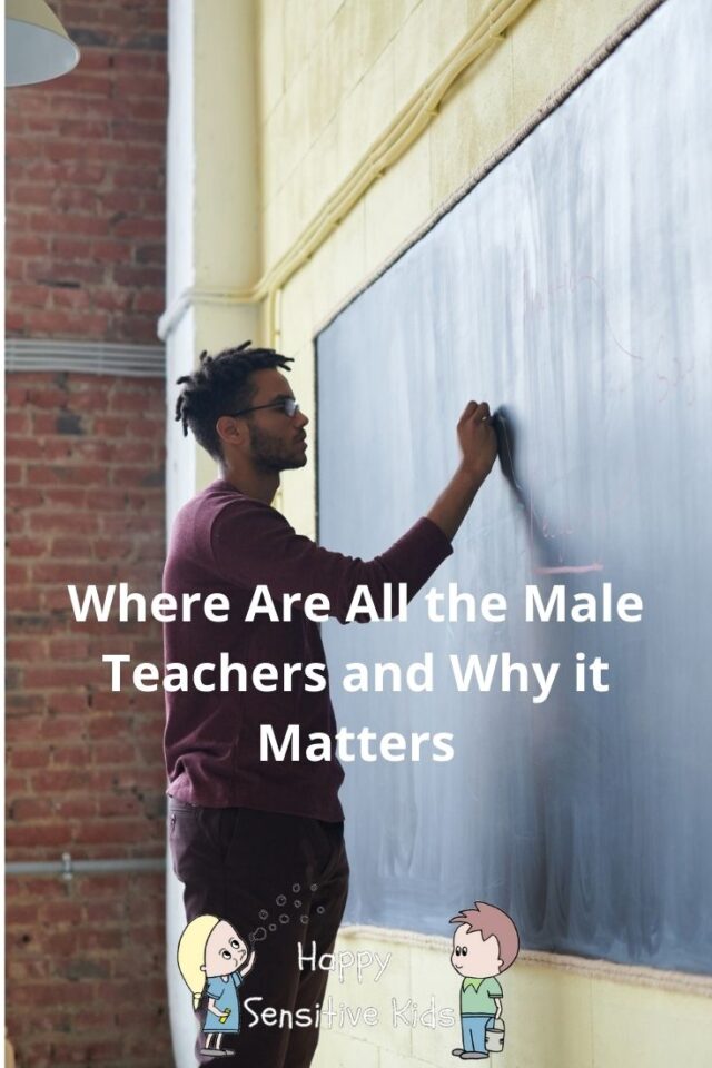Male teacher in the classroom