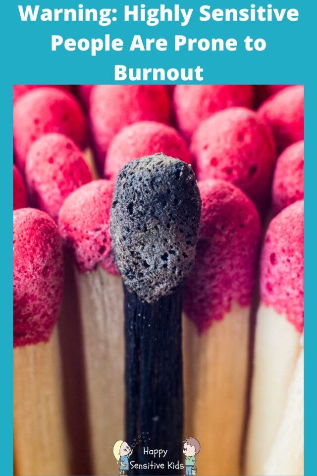 Warning: Highly Sensitive People Are Prone to Burnout - unlit matches with oe forefront that is burnt out.