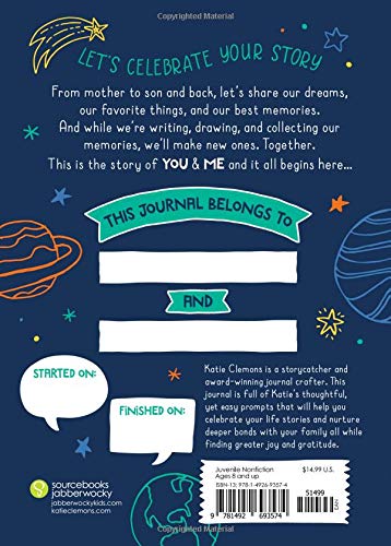 Between Mom and Me A Mother and Son Keepsake Journal