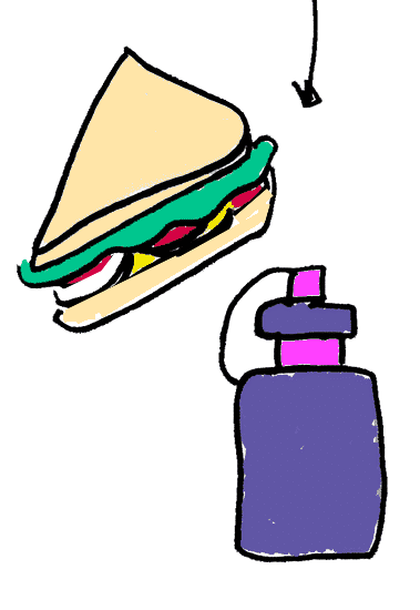 Don't let your highly sensitive child reach the hangry stage. Include food and drink in their survival kit. Happy Sensitive Kids