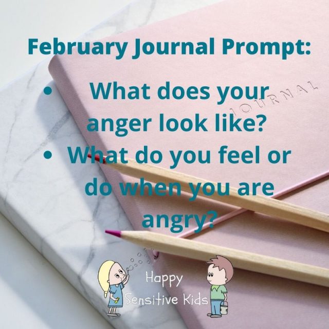Journal Prompt for Happy Sensitive Kids newsletter subscribers.