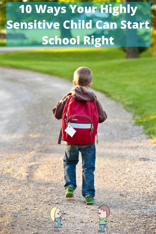 Boy with school bag