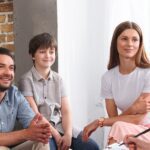 A family with a therapist